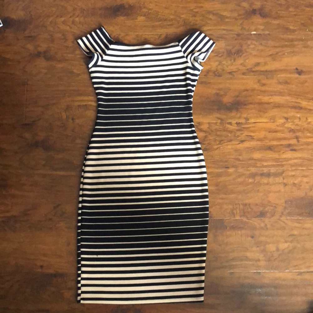 Black and Tan dress